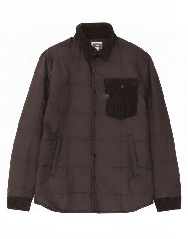Jaqueta acolchoada masculina G-Star UK 44 2XL algodão preto