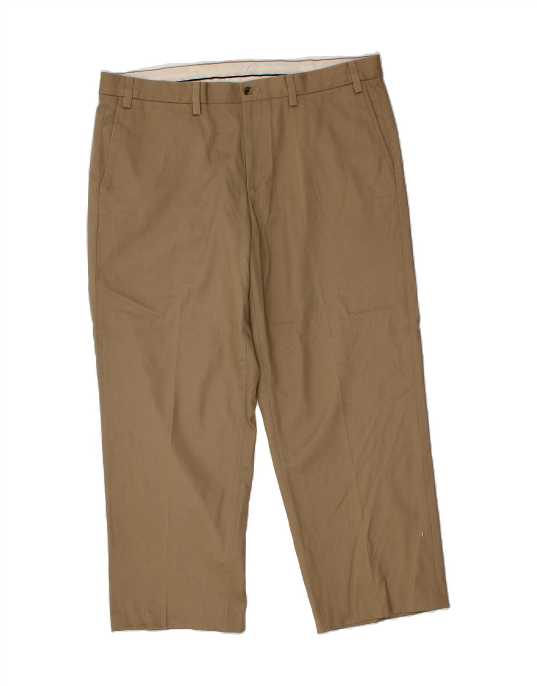 EDDIE BAUER Mens Straight Chino Trousers W40 L30 Brown Cotton Vintage Eddie Bauer and Second-Hand Eddie Bauer from Messina Hembry 
