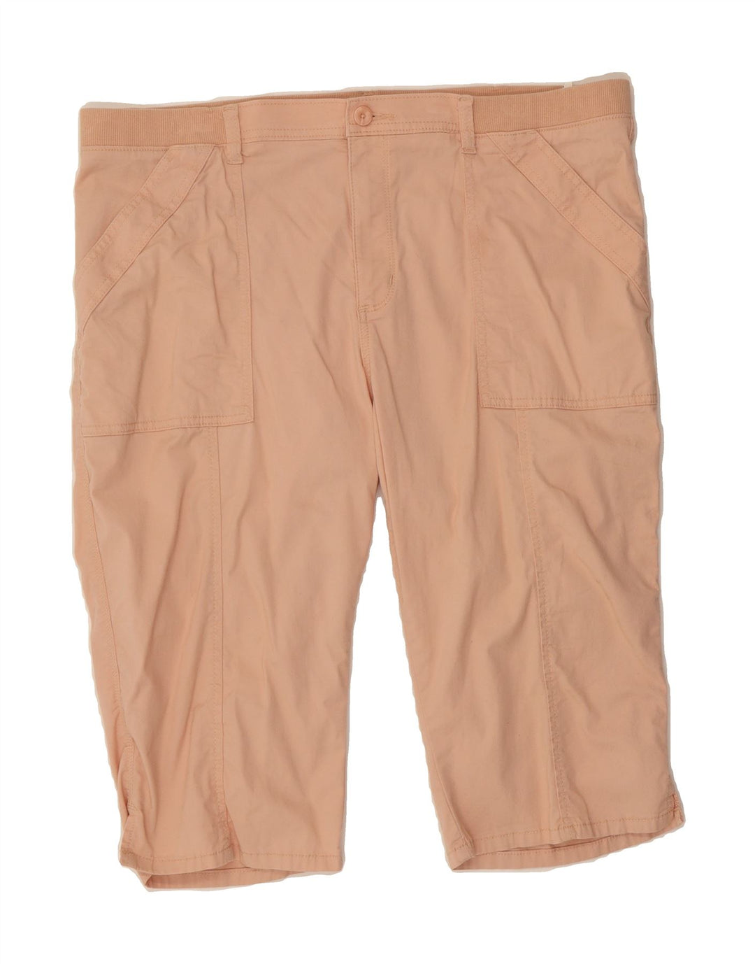 LEE Womens Relaxed Fit Mid Rise Bermuda Shorts US 18 2XL W38 Pink Cotton Vintage Lee and Second-Hand Lee from Messina Hembry 