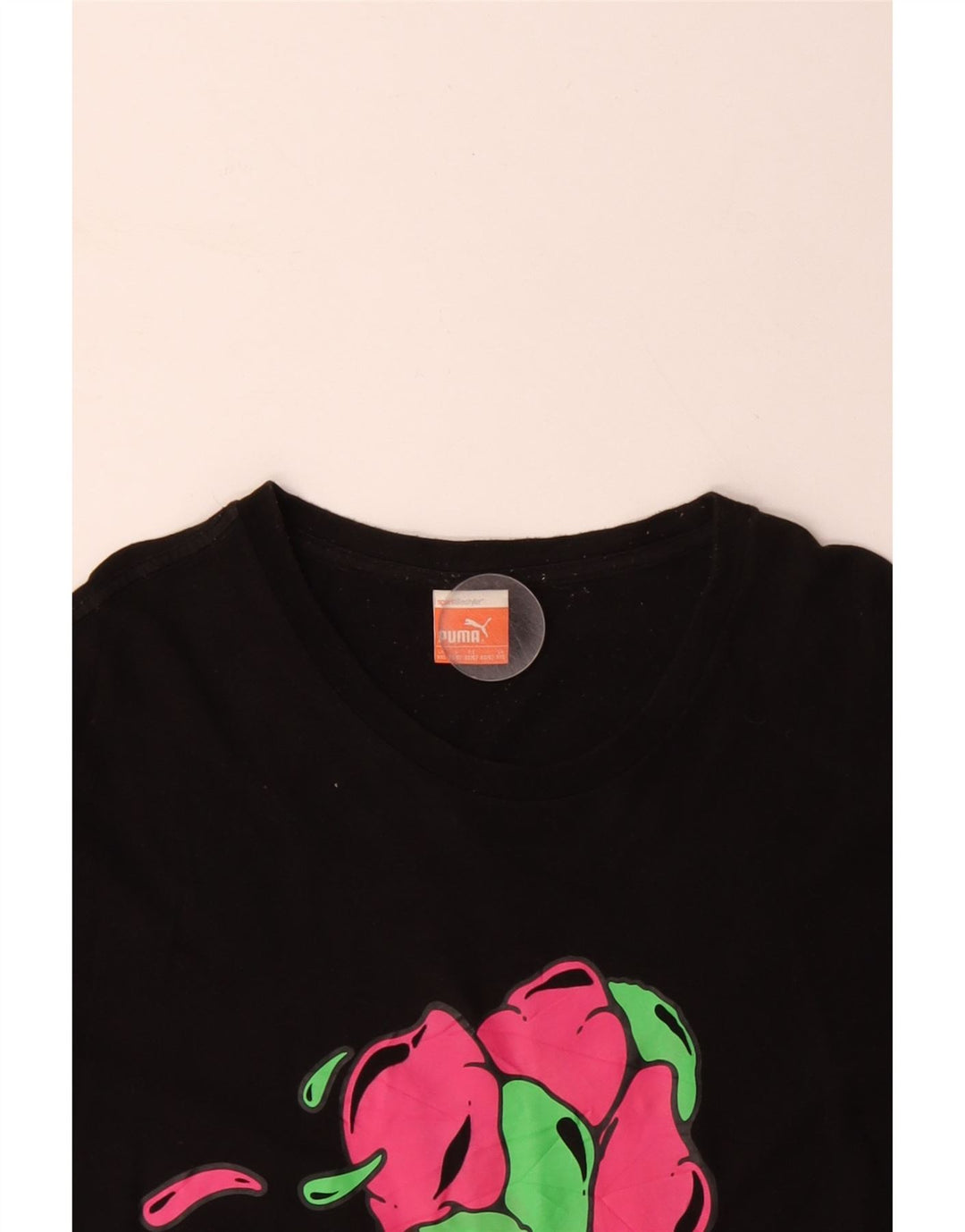 Camiseta gráfica masculina PUMA Top 2XL algodão preto