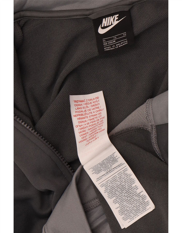 Jaqueta Nike Boys Tracksuit Top 13-14 Anos XL Cinza Colourblock Poliéster