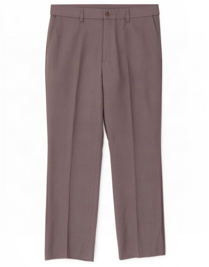Farah Calça Chino Masculina Reta W34 L29 Poliéster Cinza