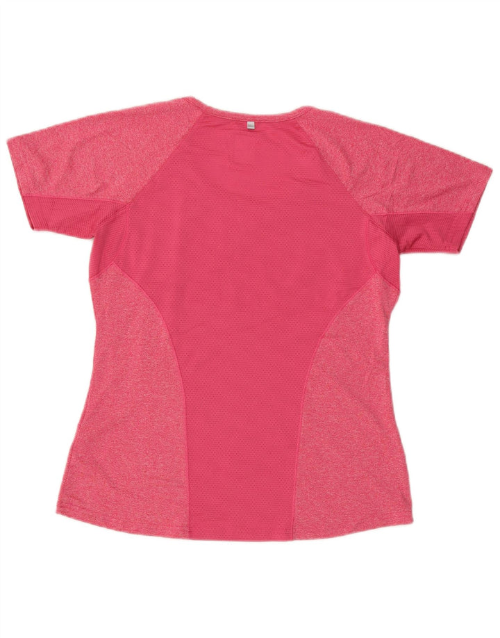 Camiseta feminina FILA UK 14 grande poliéster rosa