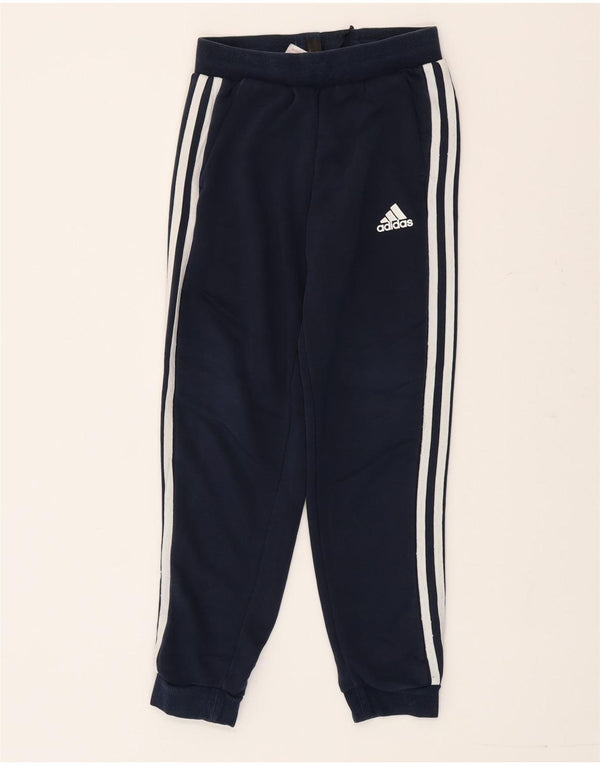 Adidas meninos Aeroready calças de treino joggers 9-10 anos azul marinho