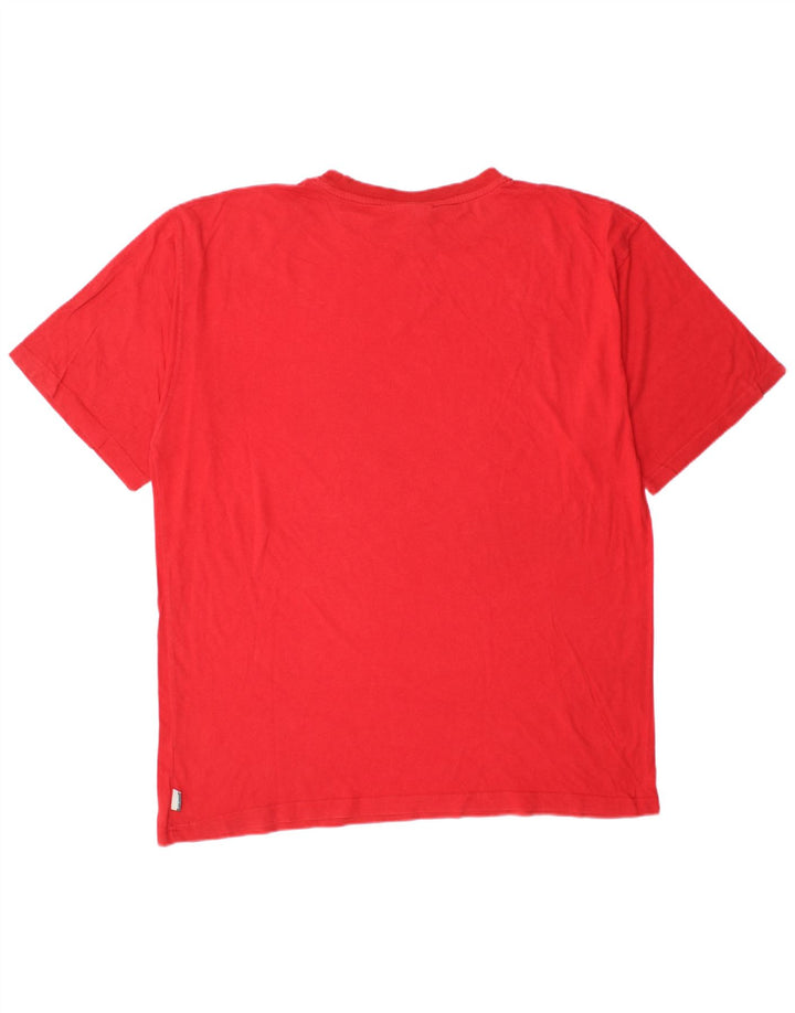Camiseta gráfica masculina Reebok Top XL vermelho