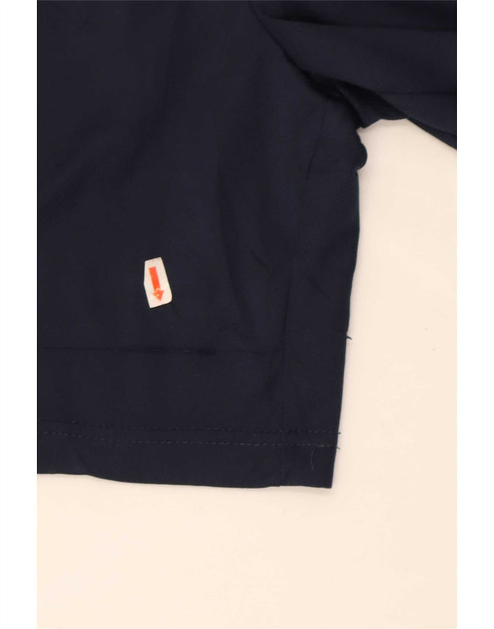 Shorts esportivos masculinos NFL 7-8 anos médio azul marinho poliéster colorblock