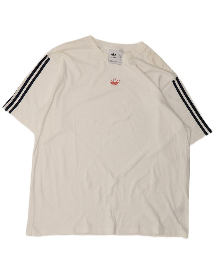 Camiseta masculina ADIDAS Top 2XL algodão branco