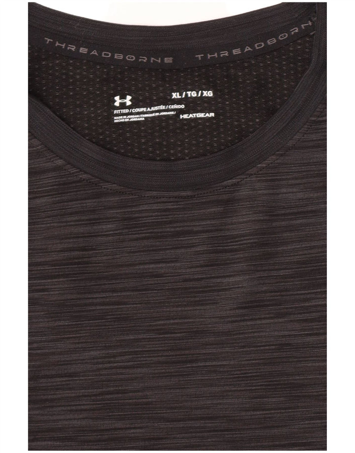 Camiseta masculina Under Armour Top XL cinza manchado
