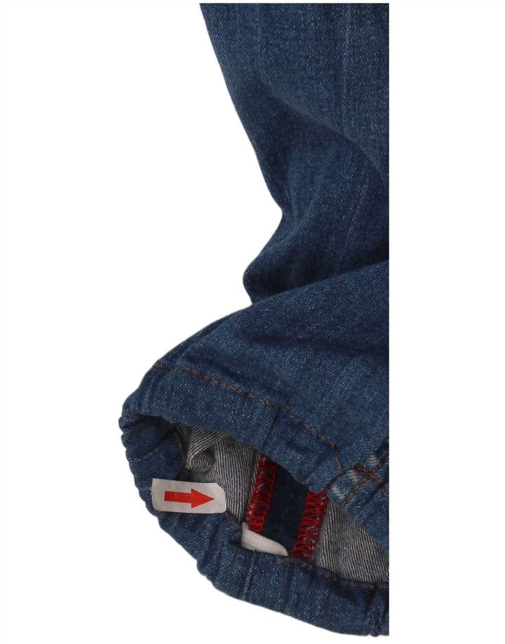 Desigual jeans recortado masculino w36 l24 azul floral