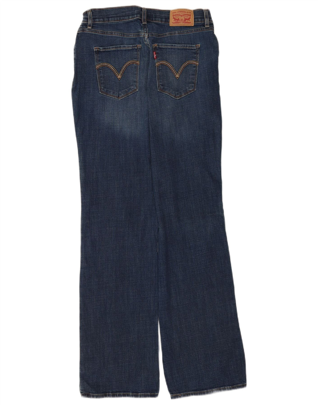 Jeans feminino clássico bootcut Levi's W28 L32 azul algodão