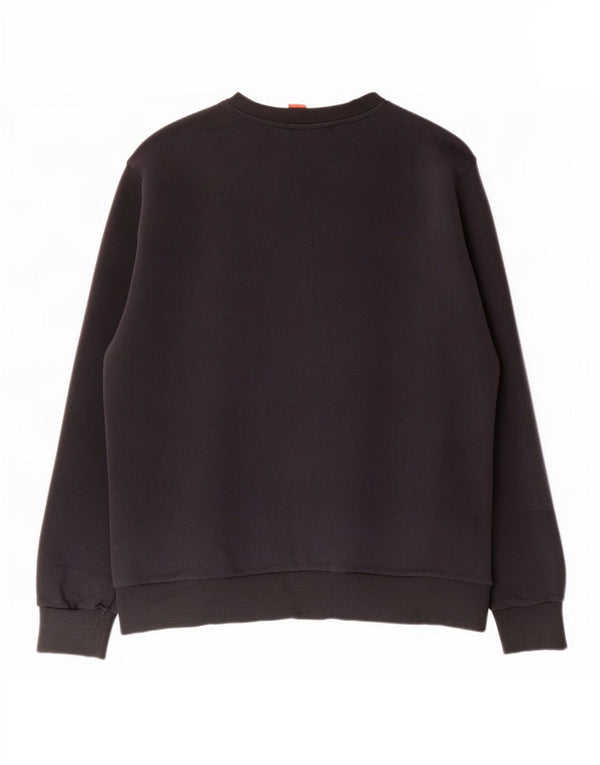 Puma Mens Graphic Moletom Jumper Grande Preto