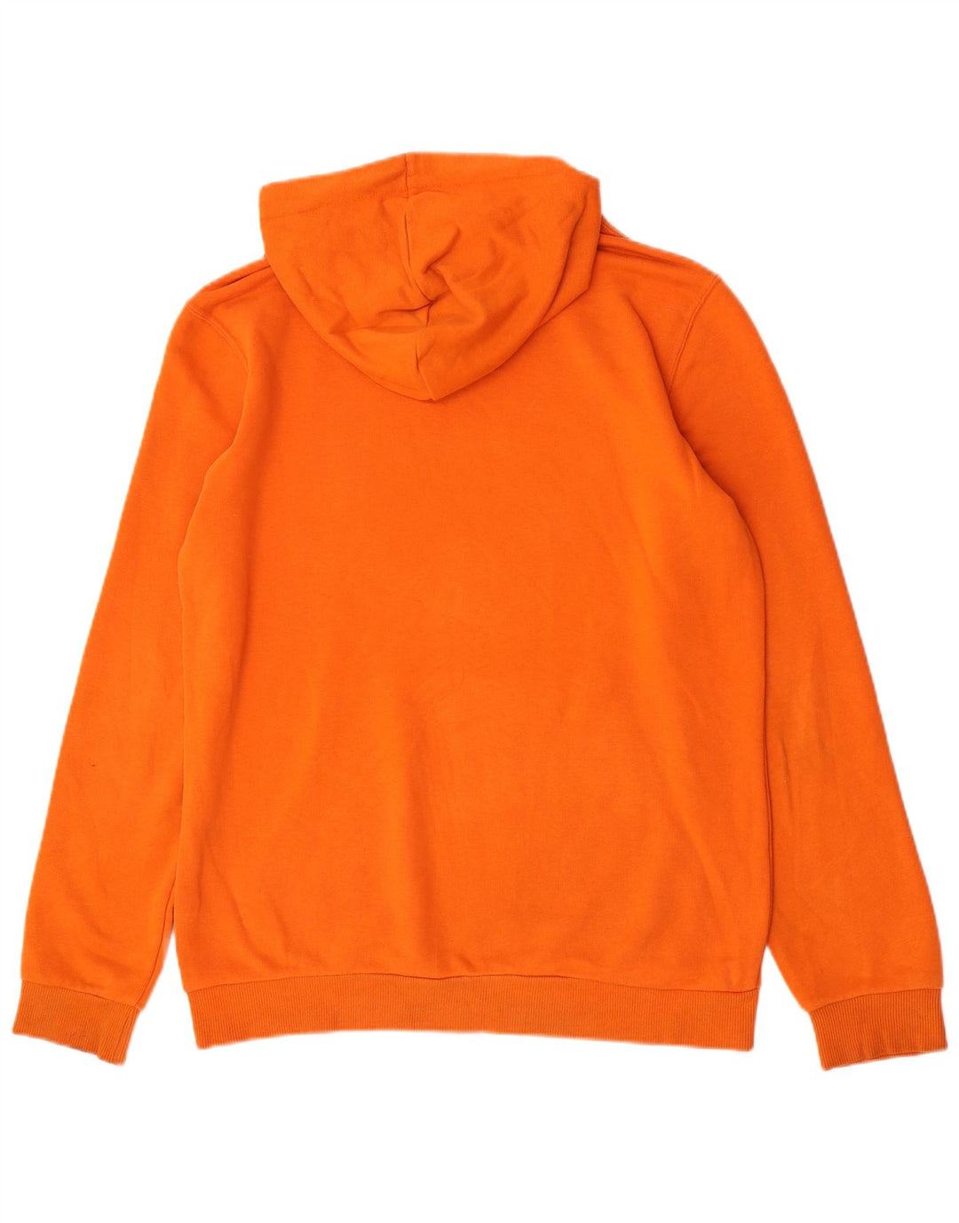 Puma masculino gráfico moletom com capuz pequeno algodão laranja