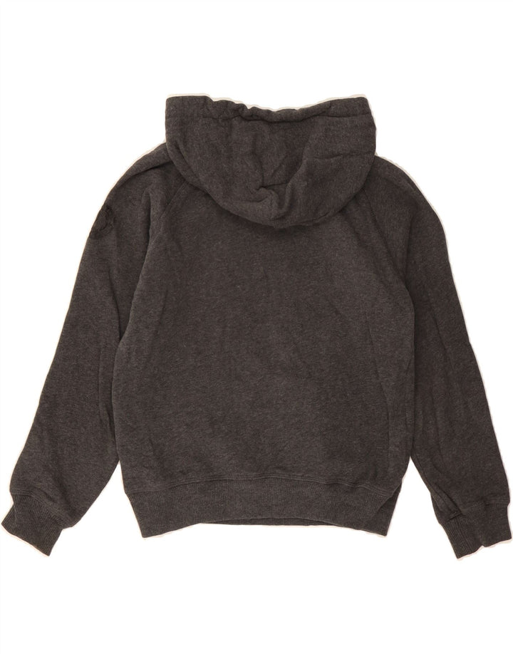 REPLAY Girls Graphic Hoodie Jumper 9-10 Years Grey Cotton Vintage Replay and Second-Hand Replay from Messina Hembry 