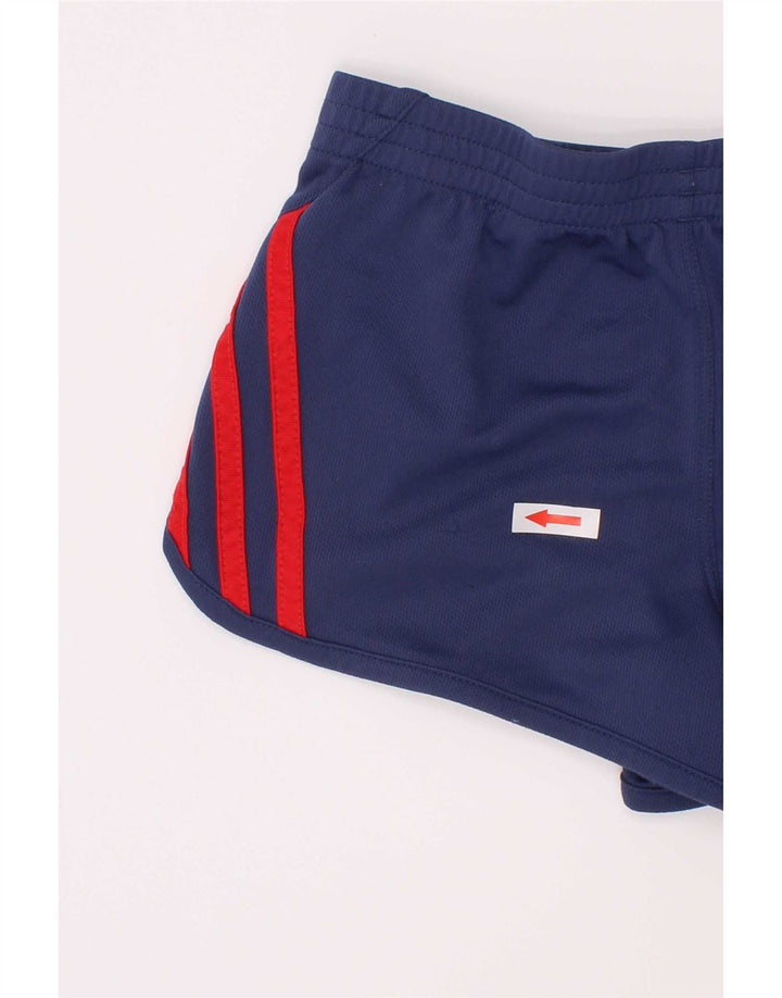 Shorts esportivos femininos Adidas 4-5 anos azul marinho poliéster