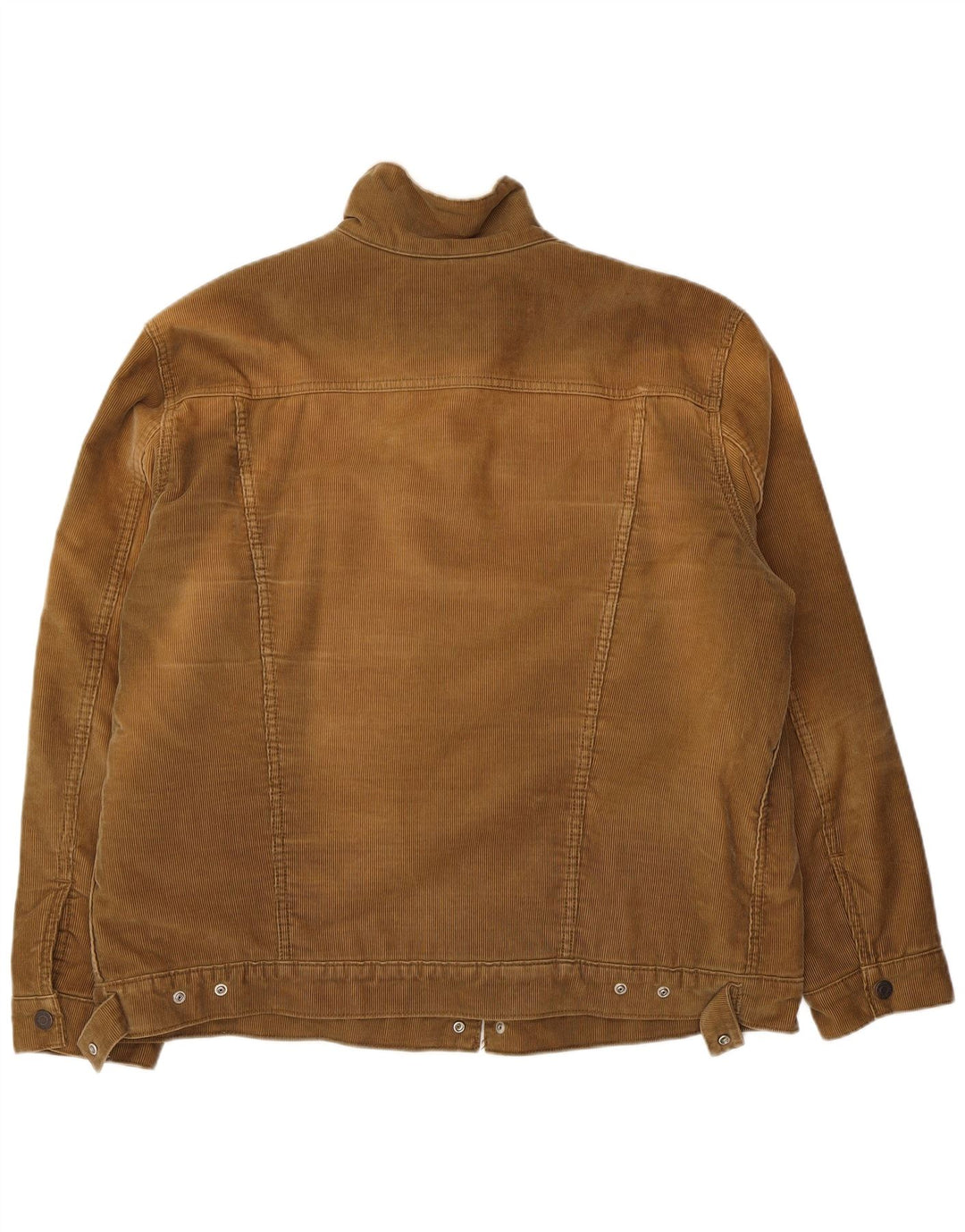 Jaqueta masculina de veludo sherpa LEVI'S Reino Unido 44 2XL algodão bege