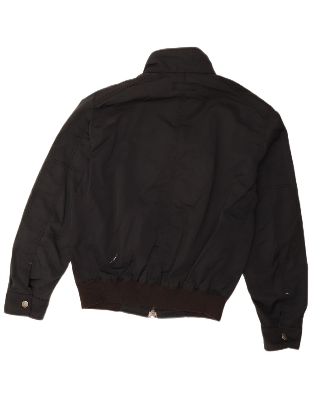 Jaqueta bomber masculina Massimo Dutti UK 40 grande poliacrílico preto