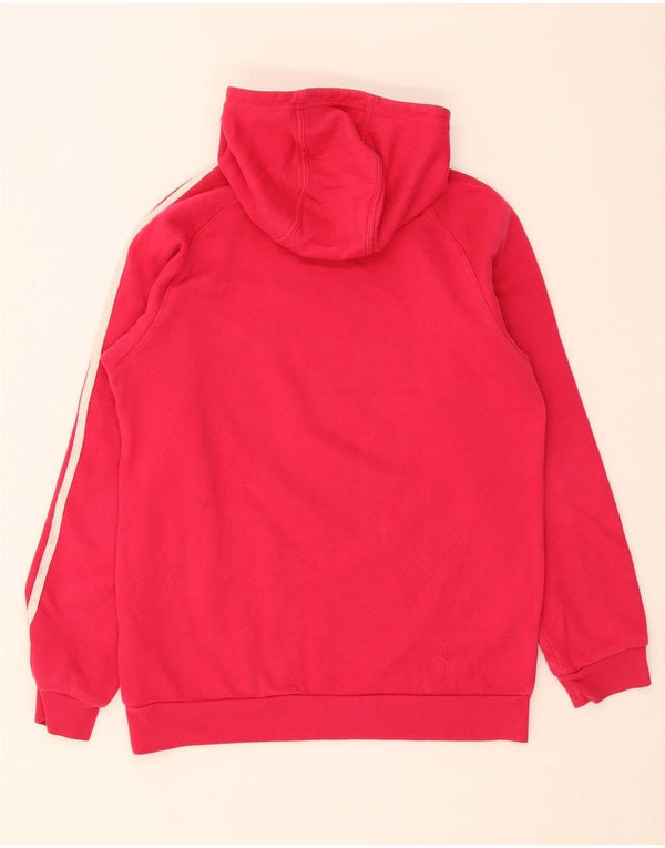 Adidas Meninas Hoodie Jumper 13-14 Anos Algodão Vermelho