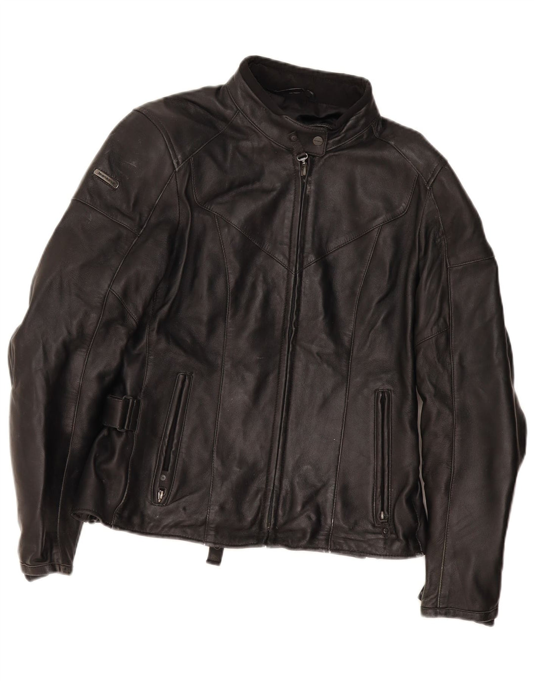 Jaqueta Spidi feminina de couro Motorstyle Racer IT 48 XL preta