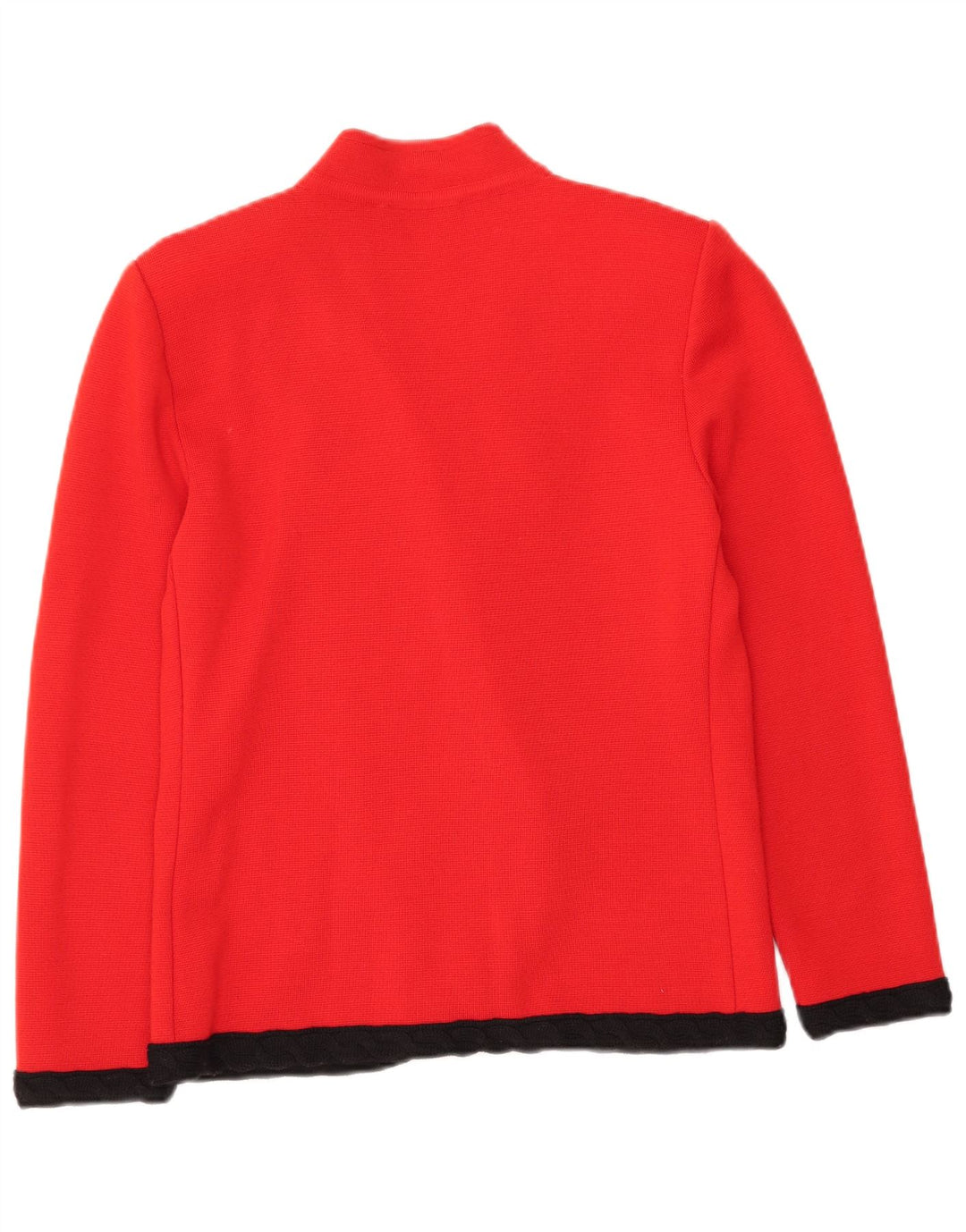 Jaqueta blazer feminina vintage com peito duplo IT 42 colorblock vermelho médio