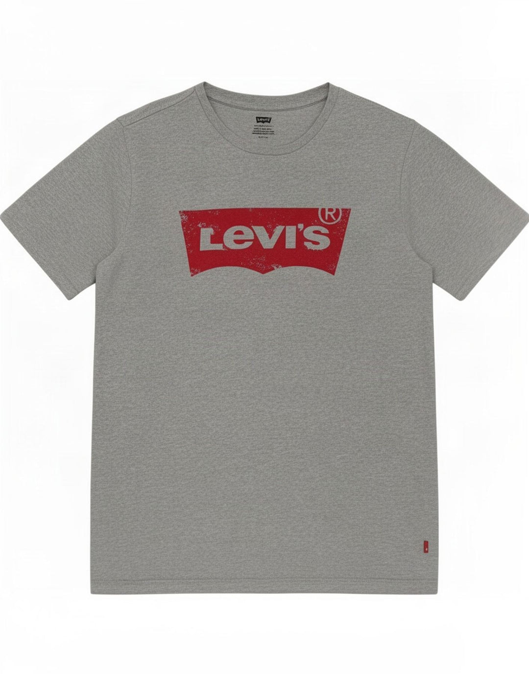 Camiseta gráfica masculina Levi's Top pequeno algodão cinza