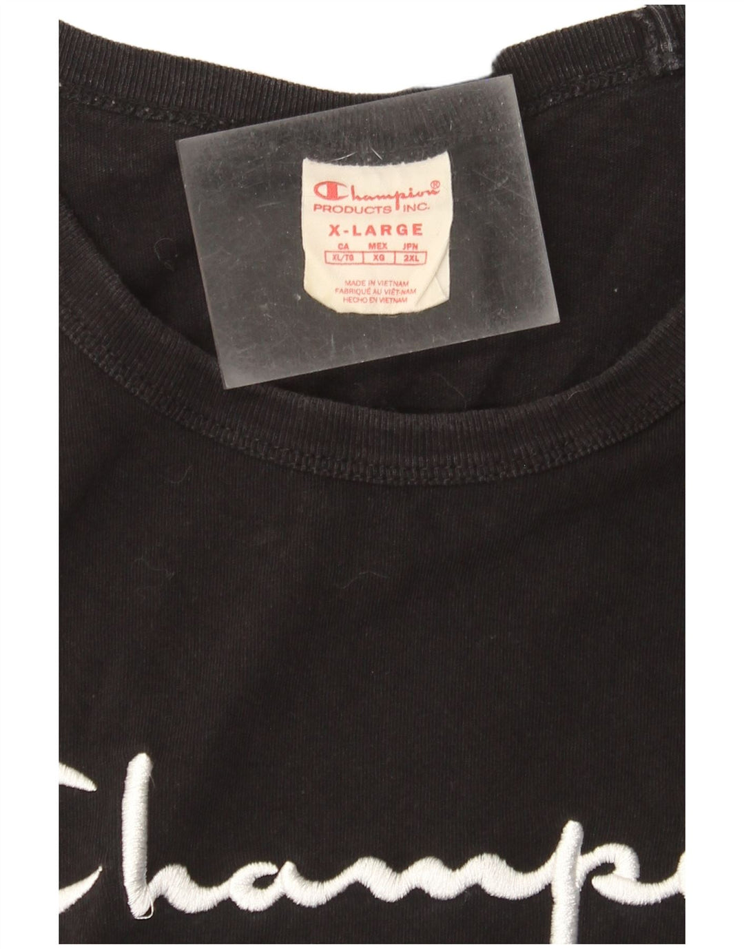 Camiseta gráfica masculina Champion XL preta
