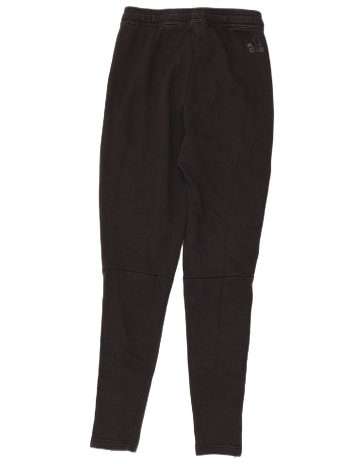 Calças de treino masculinas ADIDAS pequenas de algodão preto