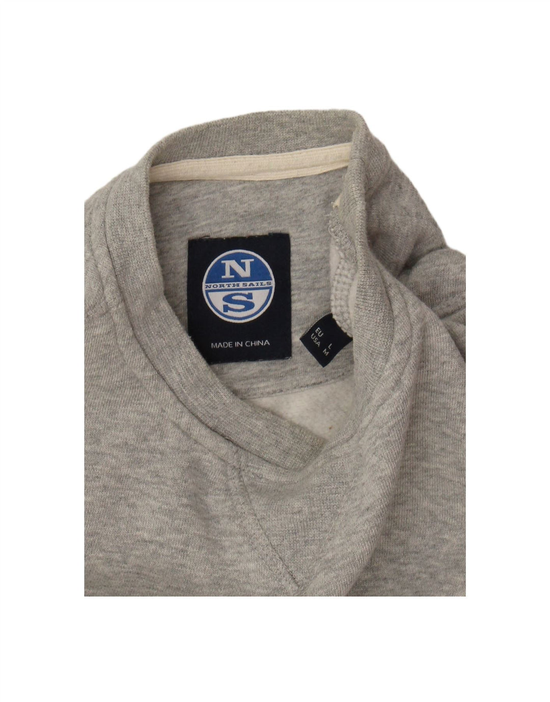 NORTH SAILS moletom masculino jumper grande algodão cinza