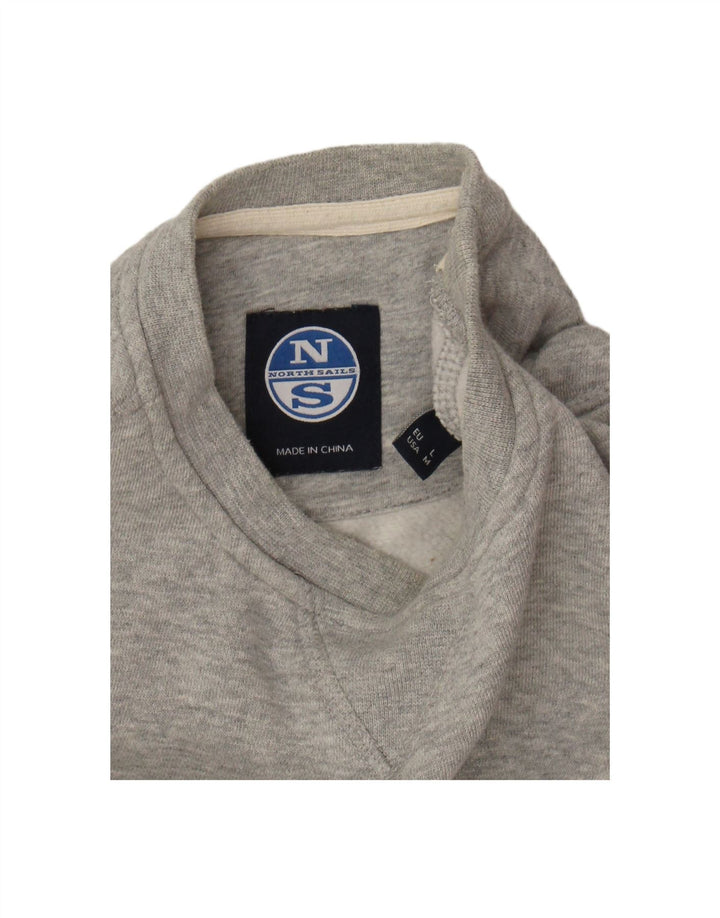 NORTH SAILS moletom masculino jumper grande algodão cinza