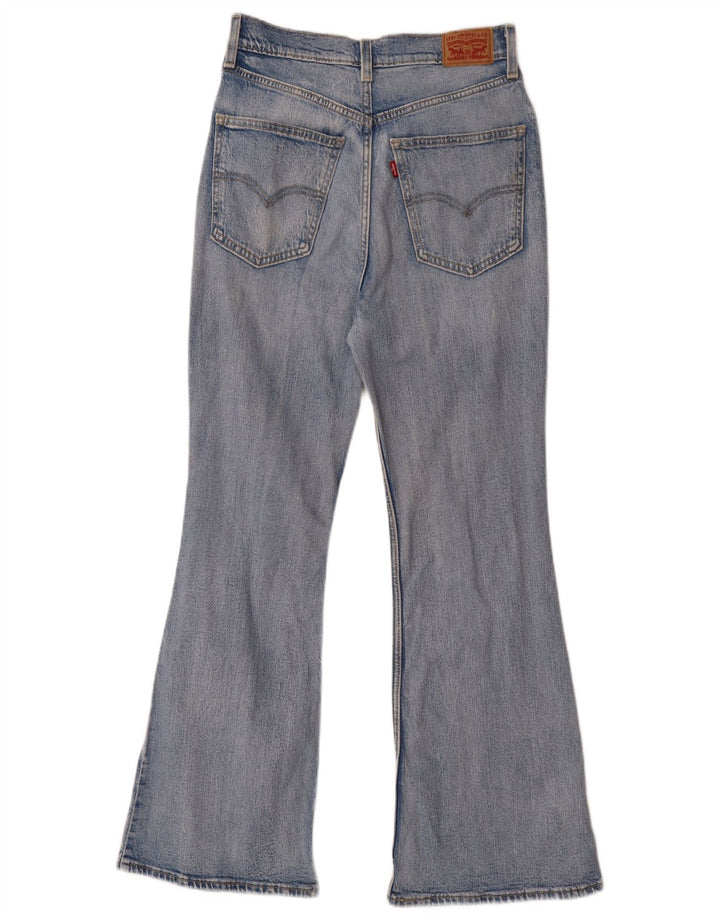 Jeans feminino Levi's desgastado queimado W28 L29 algodão azul