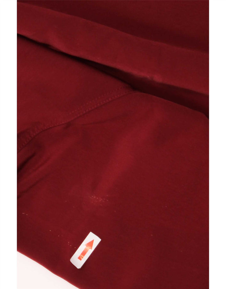 Camisa masculina Specchio média Borgonha
