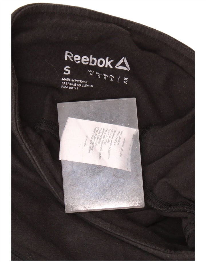 Leggings femininos REEBOK UK 10 pequeno algodão colorido preto