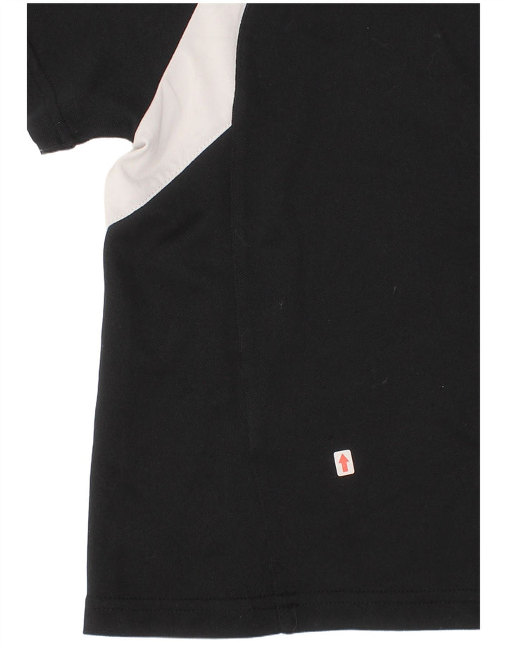 Camiseta Puma Meninos 4-5 Anos Preto Colorblock Poliéster