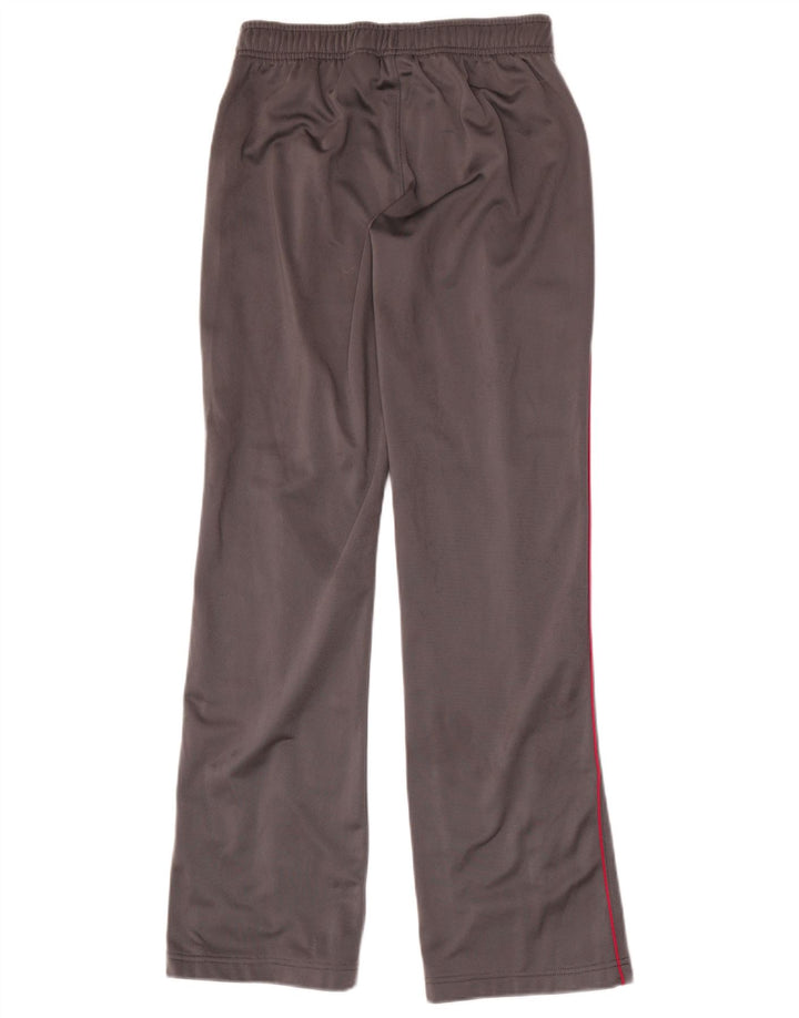 Calça de treino feminina Nike UK 8 pequena cinza poliéster
