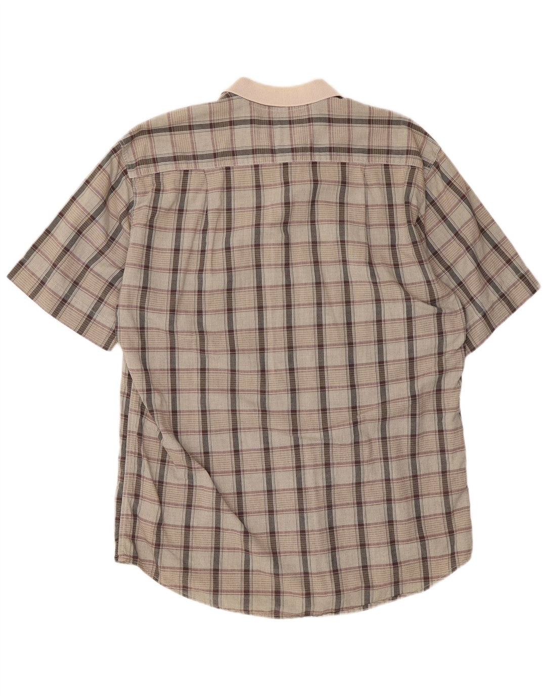 Camisa pulôver masculina de manga curta Levi's grande xadrez multicolorida