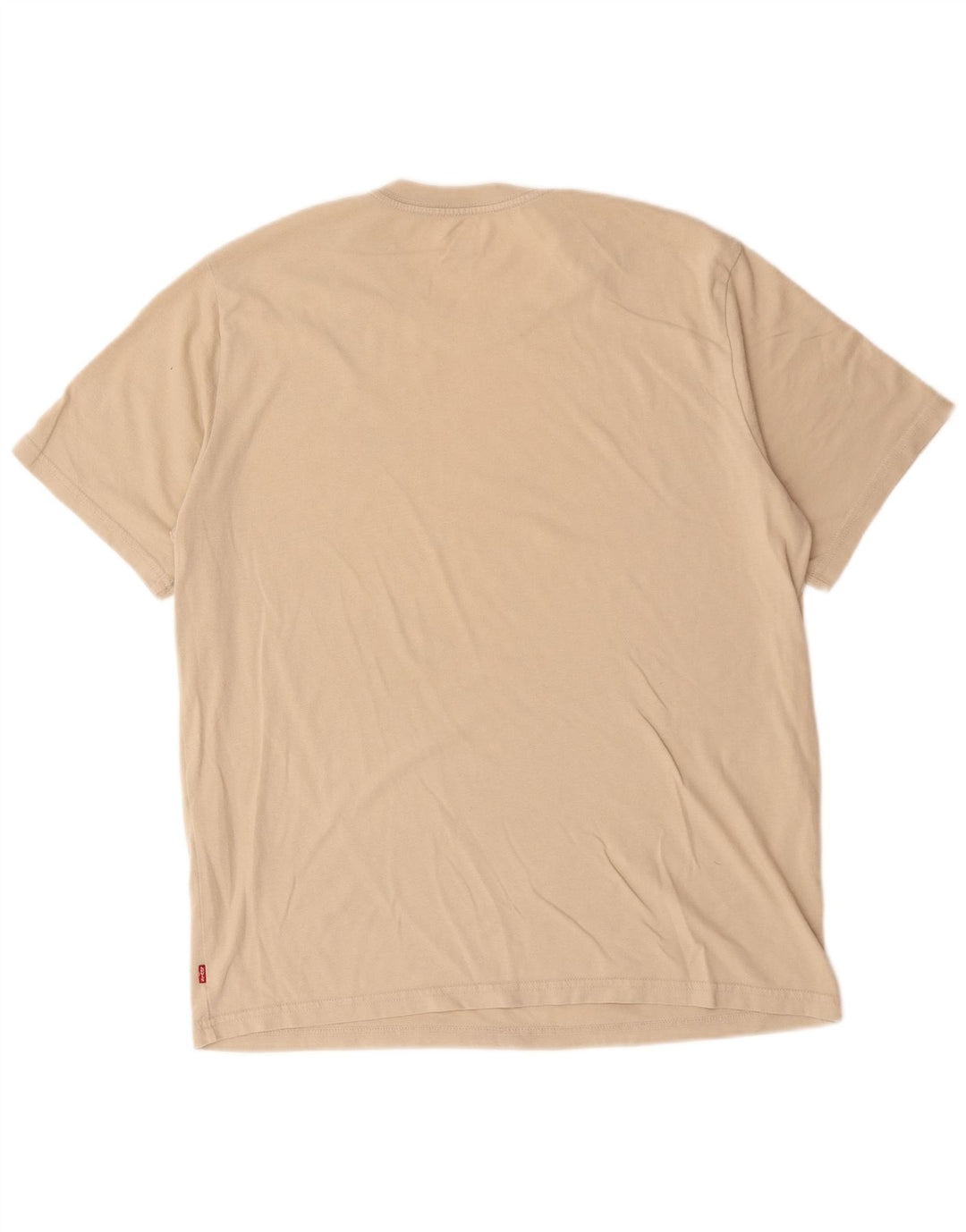 Camiseta masculina Levi's Relaxed Graphic Top Médio Algodão Bege