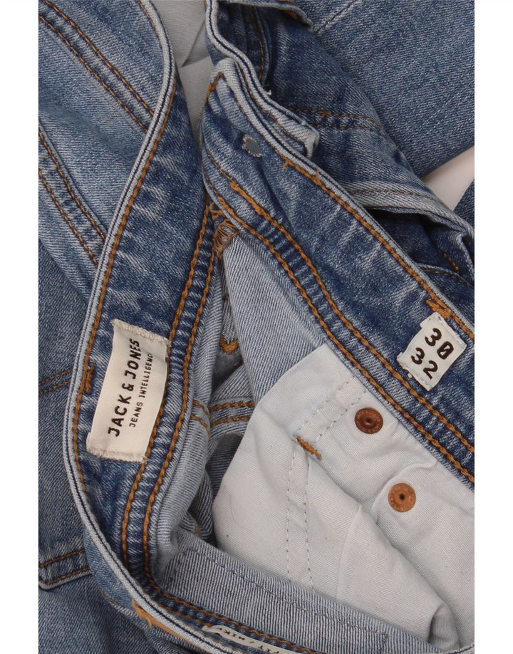 Jack & Jones Masculino Mike Slim Jeans W30 L32 Azul