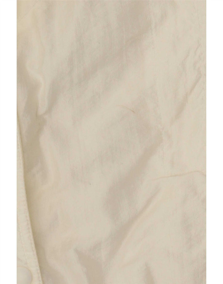 Jaqueta bomber feminina vintage UK 14 grande branca