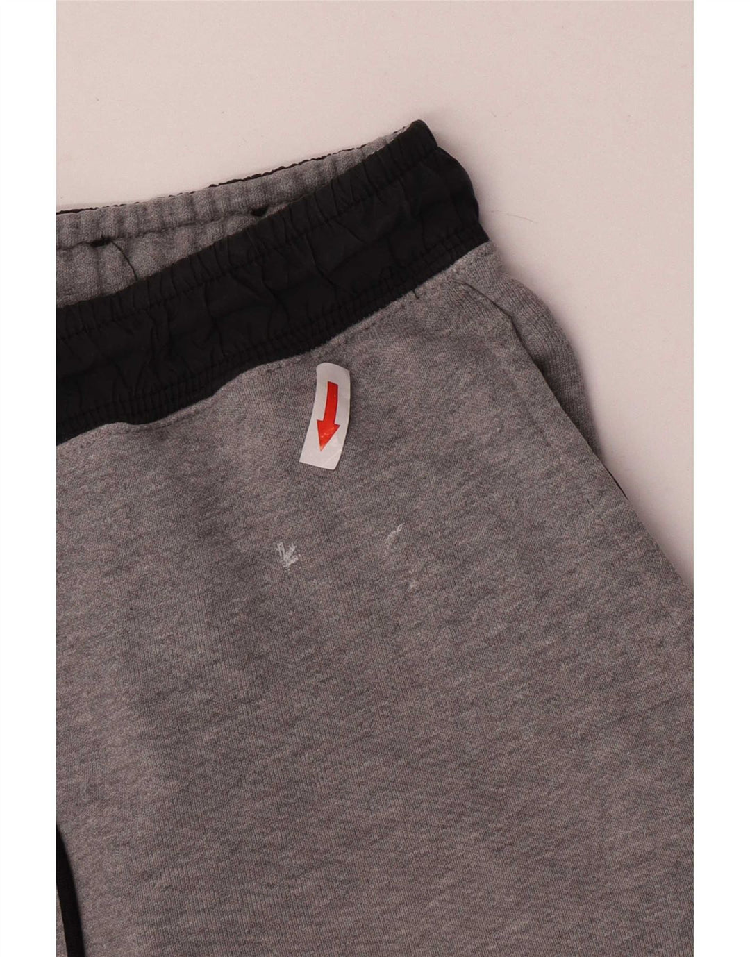 Calça de treino masculina Nike grande cinza colorblock algodão