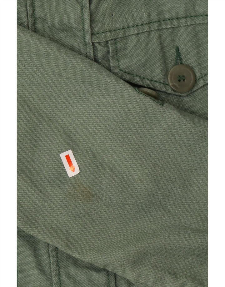 Jaqueta utilitária feminina MONSOON UK 16 grande rami verde