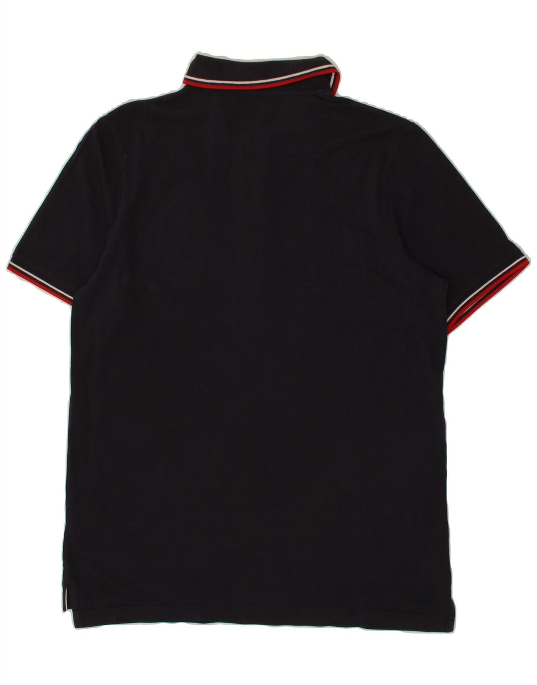 BELFE Mens Polo Shirt Large Navy Blue Cotton Vintage Belfe and Second-Hand Belfe from Messina Hembry 