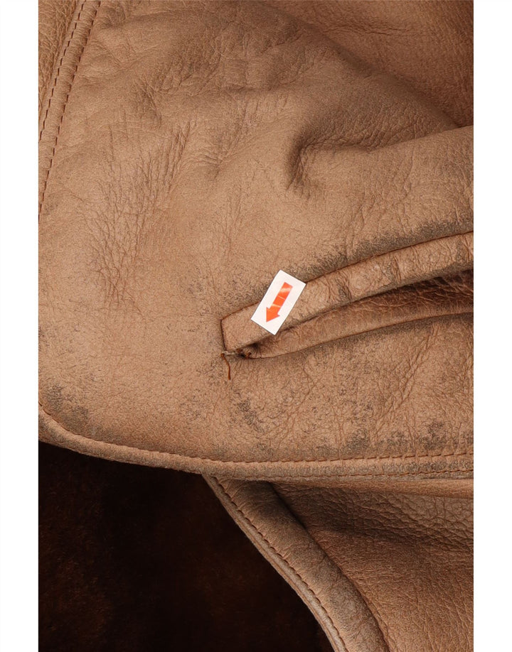 Jaqueta Sherpa masculina GIMO'S IT 52 grande marrom