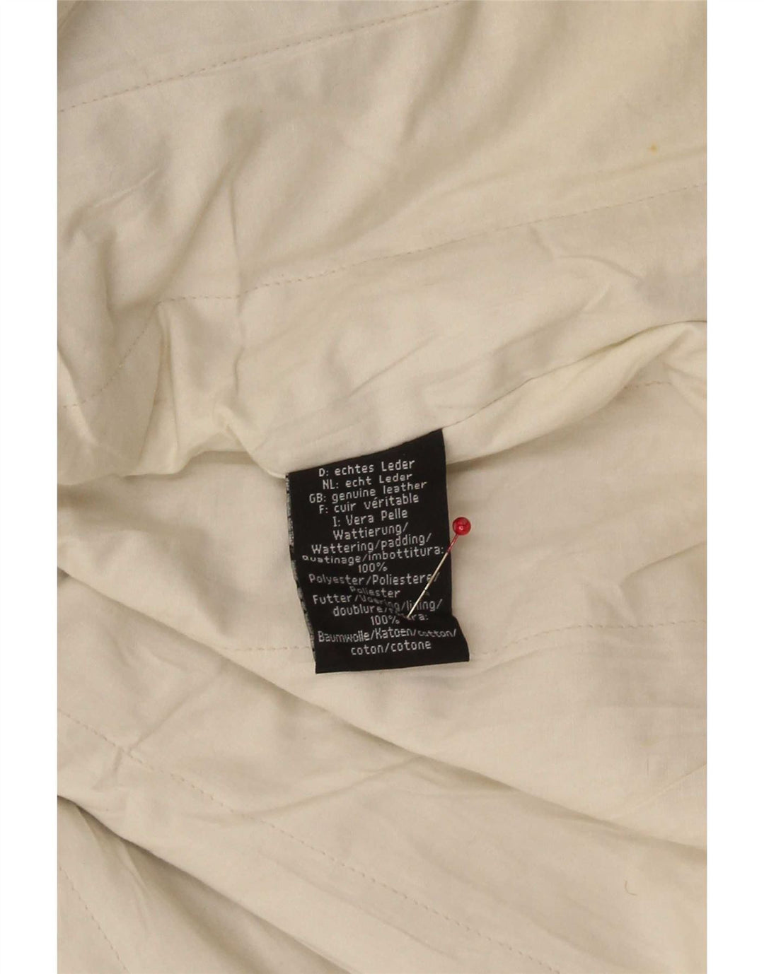 Jaqueta de couro masculina Tom Tailor Reino Unido 40 grande bloco colorido cinza