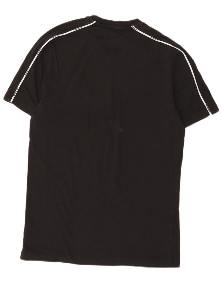 Camiseta masculina Reebok Top pequeno algodão preto