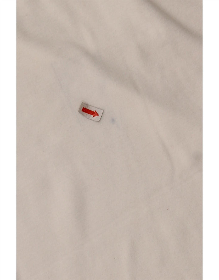 Camisa polo feminina GAS UK 18 XL algodão branco