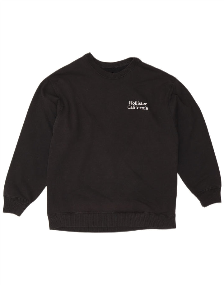 HOLLISTER moletom masculino Jumper XS algodão preto