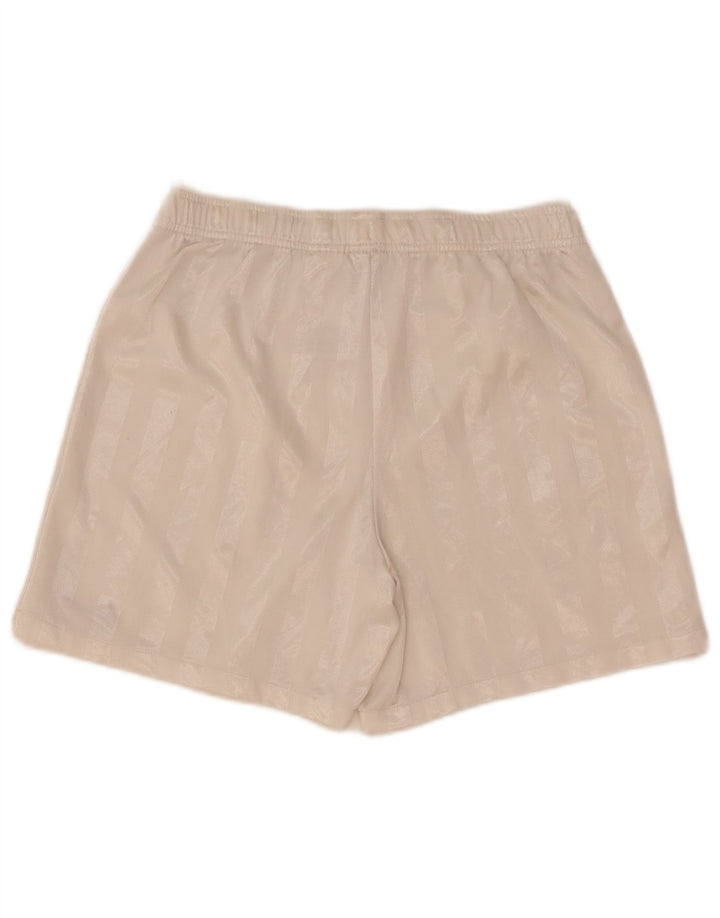 Nike Mens Sport Shorts Pequeno Poliéster Listrado Branco