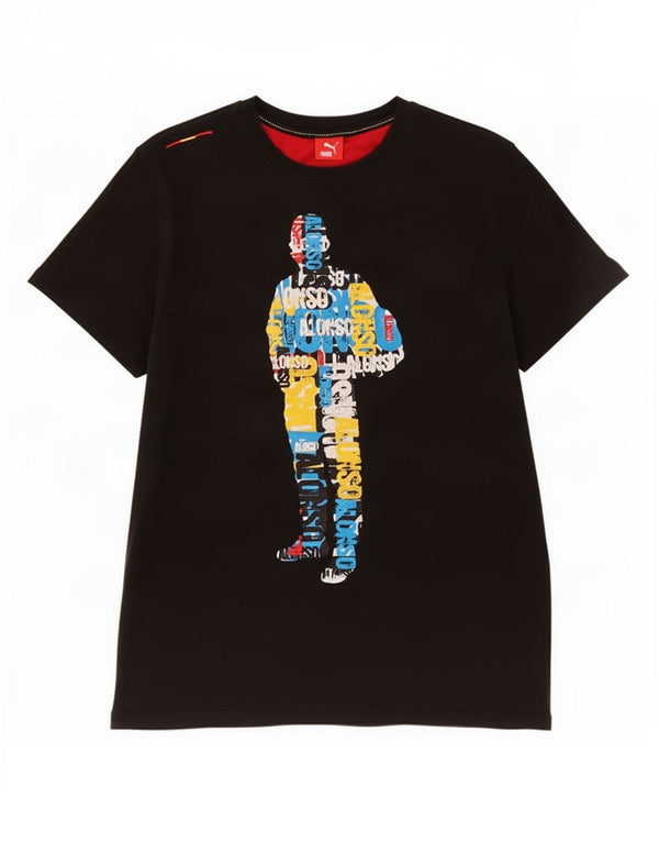Camiseta masculina gráfica Puma Top 2XL preta