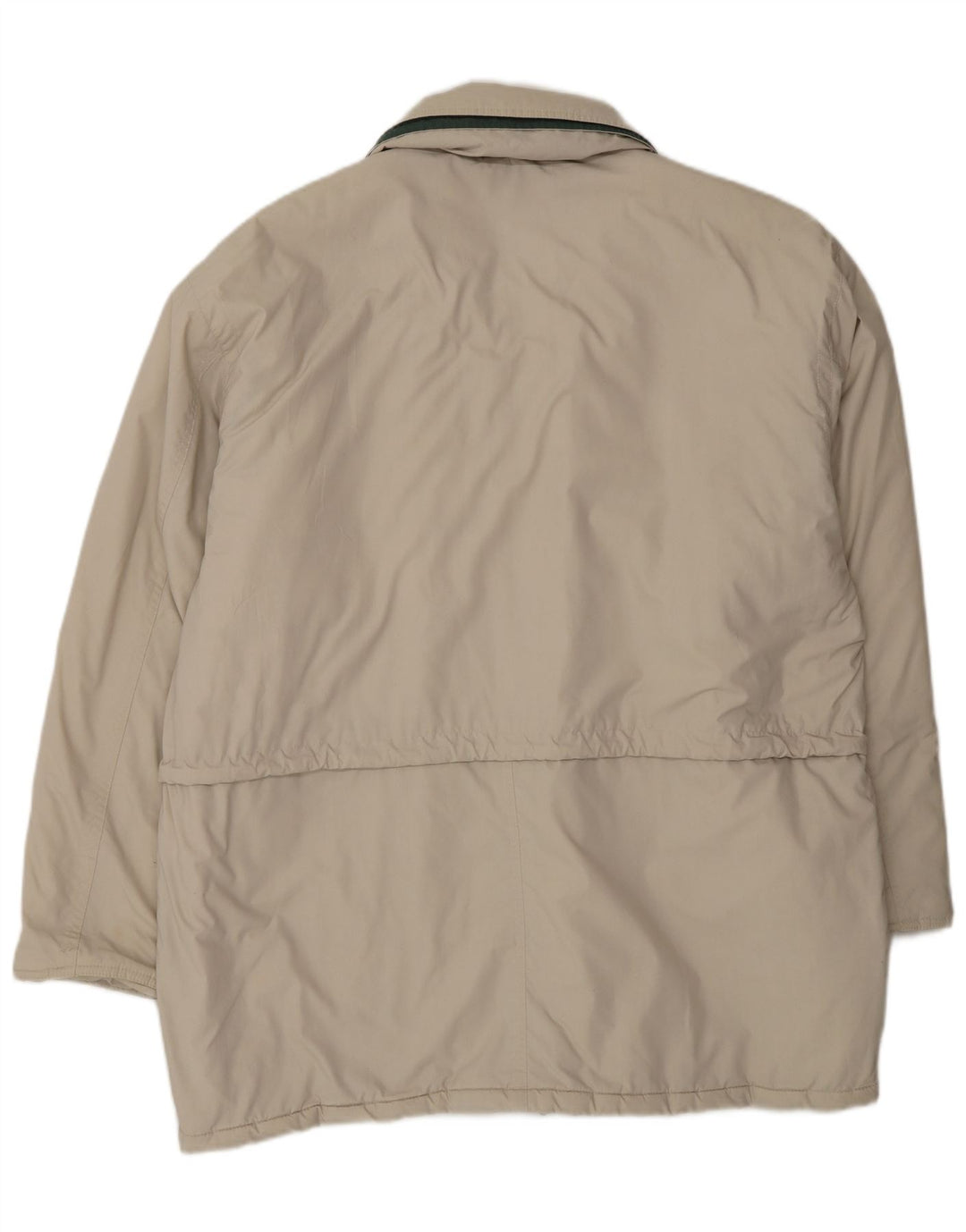 Jaqueta utilitária masculina vintage UK 40 poliéster bege grande