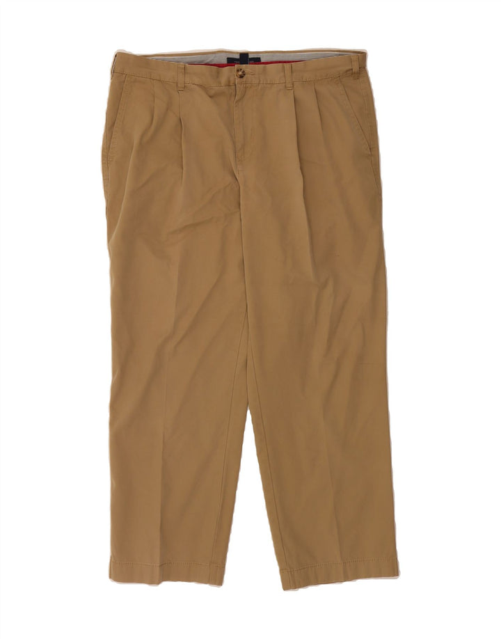 TOMMY HILFIGER Mens Pegged Chino Trousers W38 L30 Brown Cotton Vintage Tommy Hilfiger and Second-Hand Tommy Hilfiger from Messina Hembry 