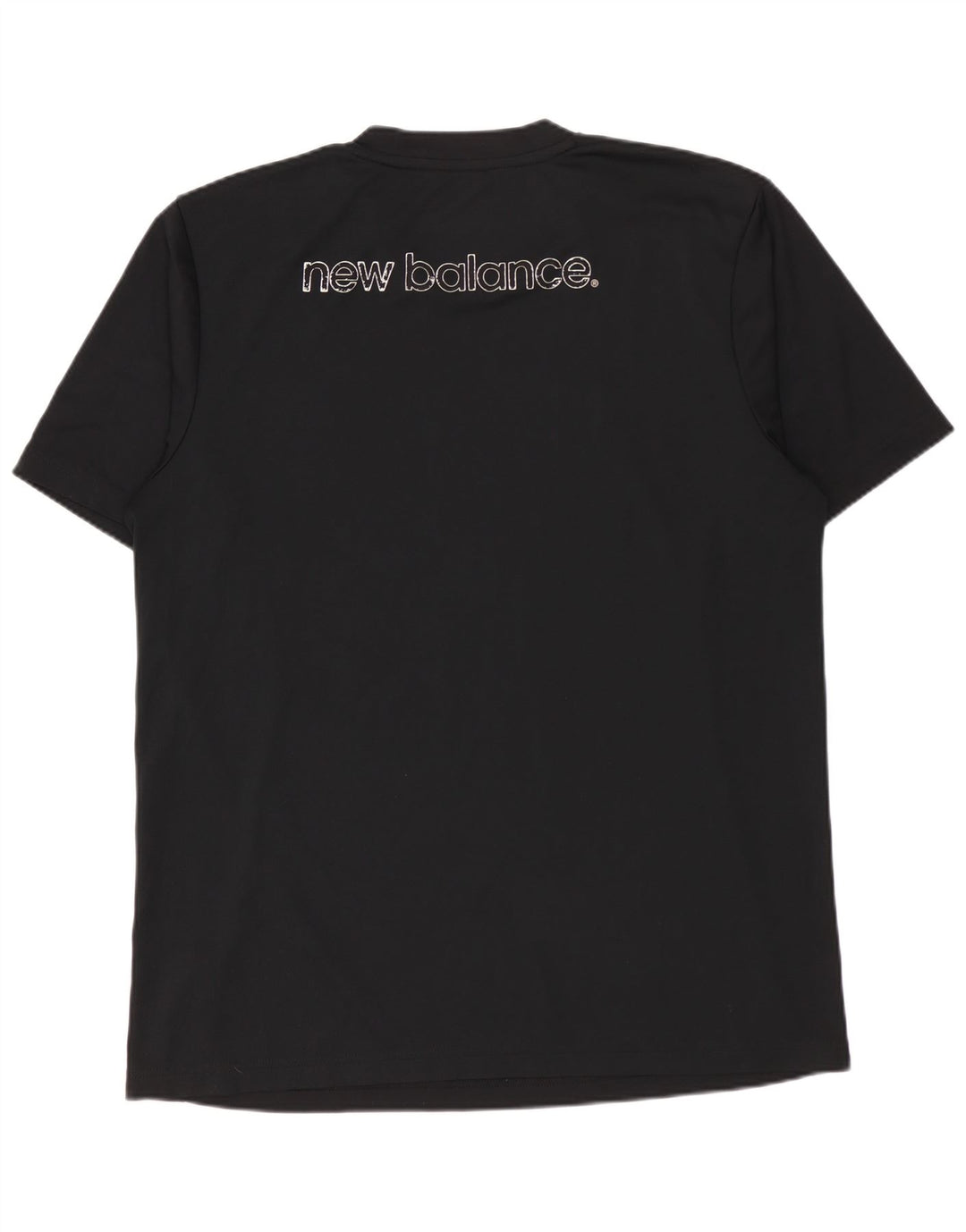 Camiseta gráfica masculina NEW BALANCE poliéster preto médio